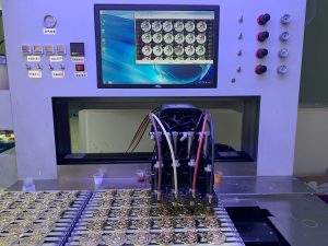 中国工場、メタル色入れ