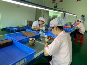 検品作業.