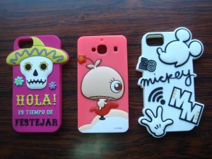シリコン製iPhoneスマホカバー