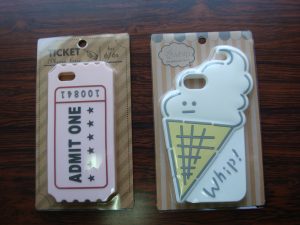 シリコン製iPhoneスマホカバー